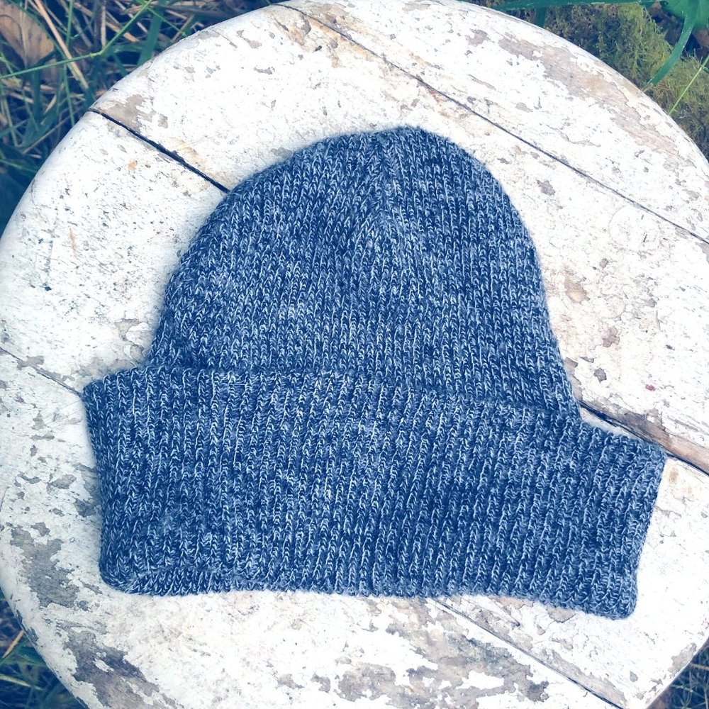 gray beanie hat